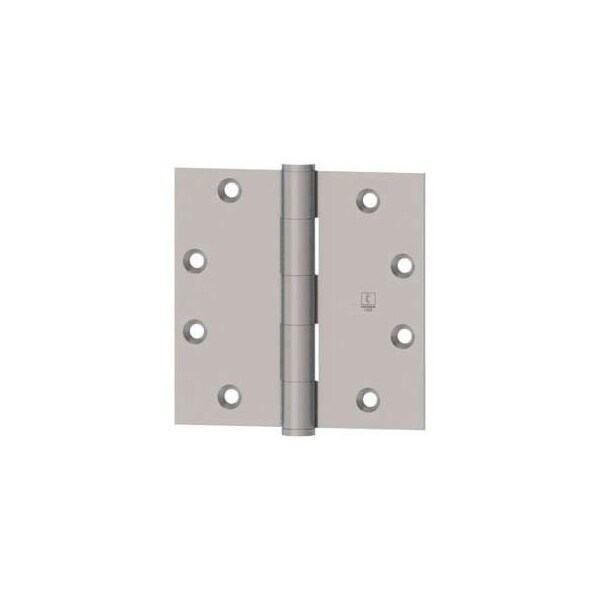 Hager Companies 1279 Full Mortise, Five Knuckle, Plain Bearing, Standard Weight Hinge 4.5" X 4.5" Us26d - 127900045004526D0001