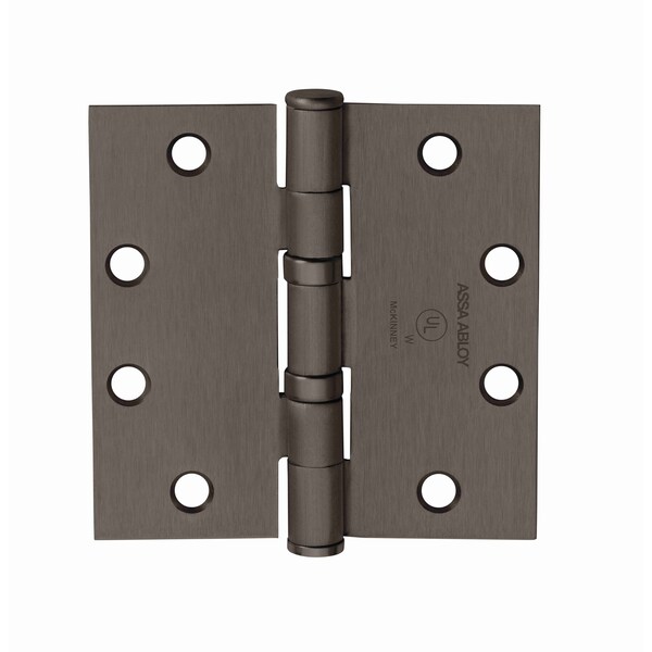 Mckinney Hinges McKinney 4inx4in Square Corner Standard Weight 5 Knuckle Ball Bearing Hinge # 55577 Oil Rubbed - TA2714410B