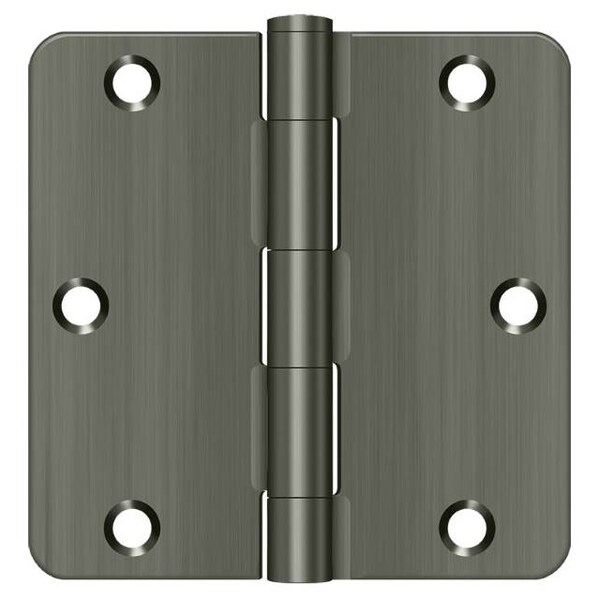 Deltana Antique Nickel Door and Butt Hinge - S35R4BK15A