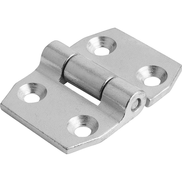 Kipp Hinge Maintenance-Free Form:C 70X50, Steel Galvanized, A1=21, A2=21, A3=35, A4=35 - K1141.06353550