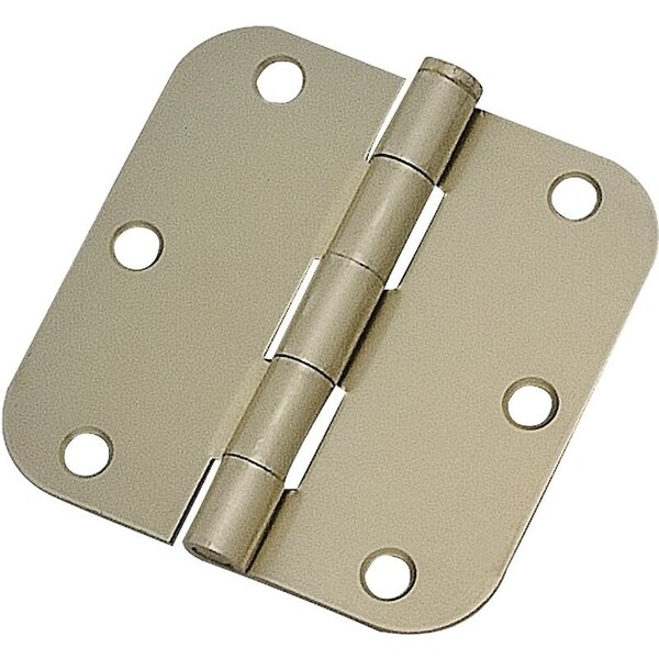 Prosource Door Hinge, Steel, Satin Brass, Loose Pin, 180 deg Range of Motion, Screw Mounting - 20347US4