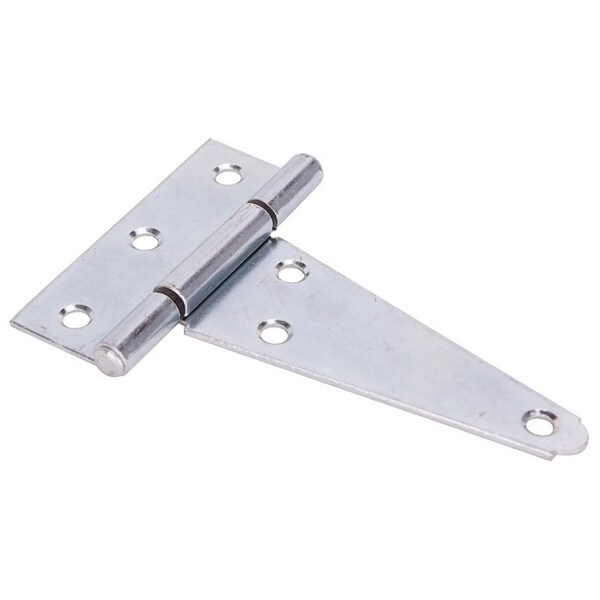 Prosource T-Hinge, Steel, Zinc, Fixed Pin, 180 deg Range of Motion, 23 Pc lb - HTH-Z04-013L