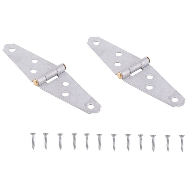 Prosource Strap Hinge, 1.2 mm Thick Leaf, Steel, 180 Range of Motion - LSH-G02-C2PS