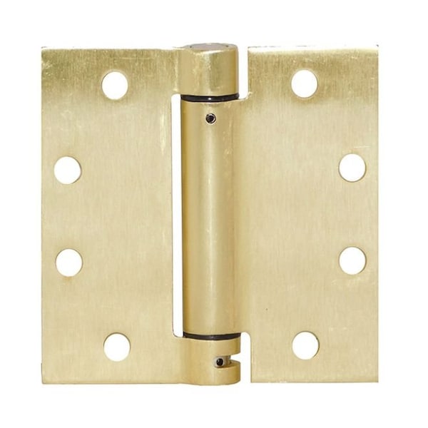 Don-Jo Full Mortise 4-1/2" x 4-1/2" Square Corner Standard Weight Template Spring Hinge - SH74545633