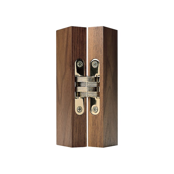 Richelieu 1 12inch 38 mm x 12inch 13 mm Full Mortise Concealed Hinge, Satin Chrome - 420103145