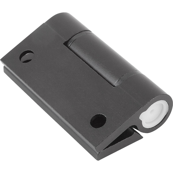 Kipp Hinge W. Adj. Friction, Form:A Holes 55X65, A1=38, B1=48, Aluminum Black - K1196.55651