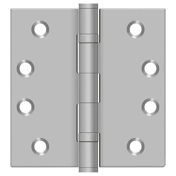 Deltana Satin Stainless Steel Square Hinge - SS44BU32D-R