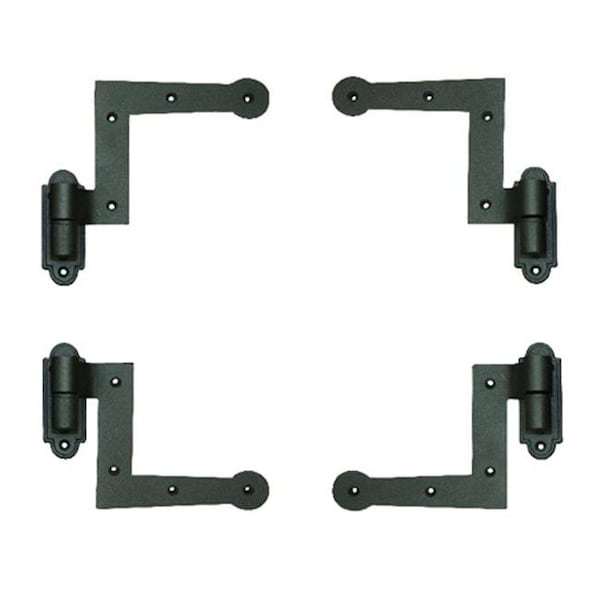 Wood Shutter Hardware Wood Shutter Hardware 30-14-88510 New York Style Hinge Kit; 1.5 in. - Black - 30-14-88510