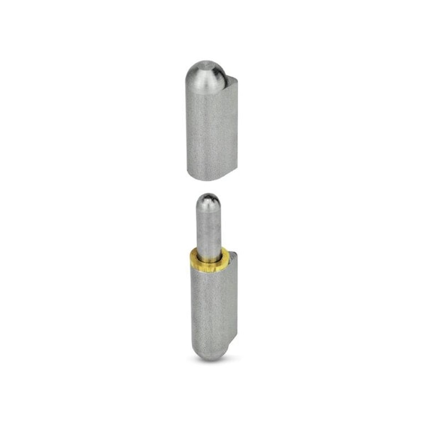 J.W. Winco GN128-80-ST Weldable Hinge, Steel Pin - 128-80-ST