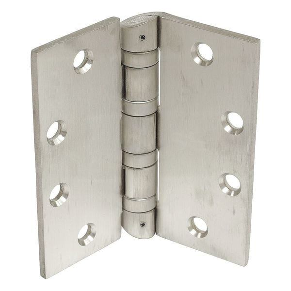 Ives Door and Butt Hinge, Steel, Full Mortise Mounting, 4 1/2 in Leaf W x 4 1/2 in Leaf H - 5BB1HWHT 4.5X4.5 652