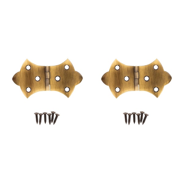 National Hardware National Hardware 3.06 in. L Antique Brass Brass Butterfly Hinge 1 pk - N211-854