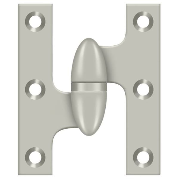 Deltana Satin Nickel Door and Butt Hinge - OK2520U15-L