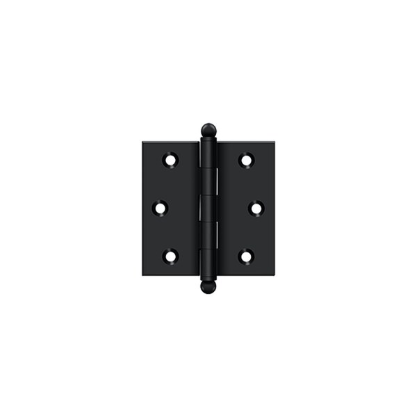 Deltana 2-1/2 x 2-1/2 Hinge; with Ball Tips; Black Finish, PR - CH2525U19