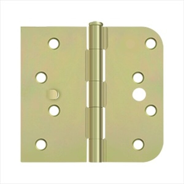 Deltana 4 x 4-1/4 x 5/8 Radius x SQ Hinge Security Stud Zinc Dichromate Plated Finish - S41/40582DR-S