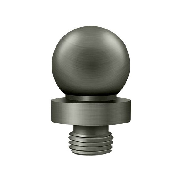 Deltana Ball Tip For 6" X 6" Hinge Antique Nickel - DSBTL15A