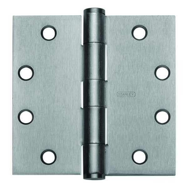 Best Door and Butt Hinge, Stainless Steel, Full Mortise Mounting, 2 1/4 in Leaf W x 5 in Leaf H, Satin - CB199NRP5X45DOORHINGE32DSTS