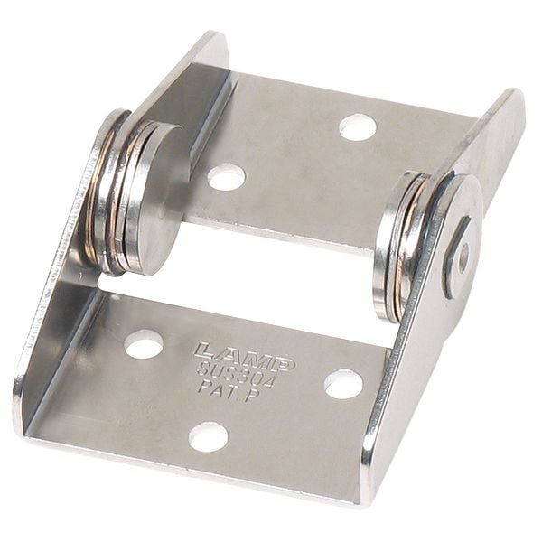 Lamp Torque Hinge, 304 Stainless Steel, 63/64 in Leaf W x 2 1/8 in Leaf H - HG-ITM50