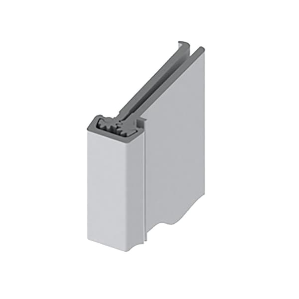 Hager Concealed Leaf Continuous Geared Hinge, Heavy Duty, 95-in, Satin Aluminum Clear Anodized Finish - 780-224HD 95 CLR