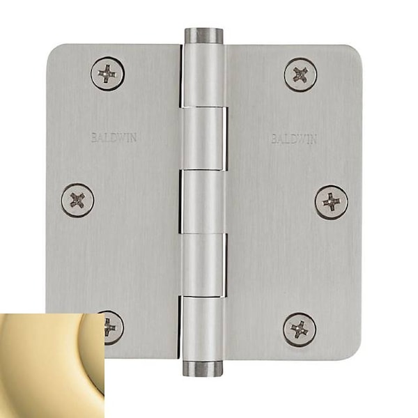 Baldwin Door and Butt Hinge, Brass, Mortise Mounting, Unlacquered Brass - 1435.031.I