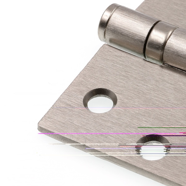 Prime-Line Door Hinge Commercial Smooth Pivot, 4 in. w/ Square & 5/8 in.Corners, Satin Nickel 3 Pack - U 1157353