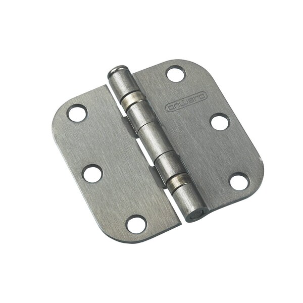 Richelieu 2Pack 3inch 76 mm Full Mortise Ball Bearing Hinge, Antique Nickel - 41820ANB