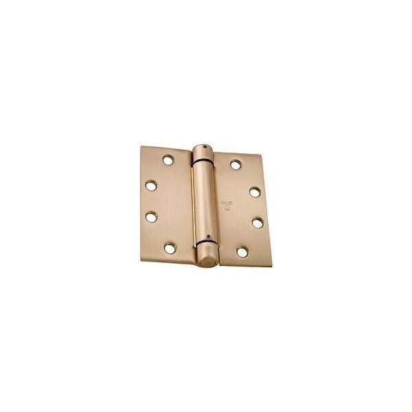 Best Hinges 4in x 4in Spring Hinge # 422108 Satin Bronze Finish - 2060R410A