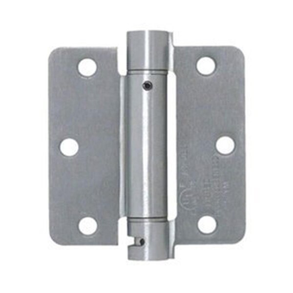 Patioplus 3.5 x 3.5 x 0.25 in. Spring Hinge Steel-US15 - PA577006