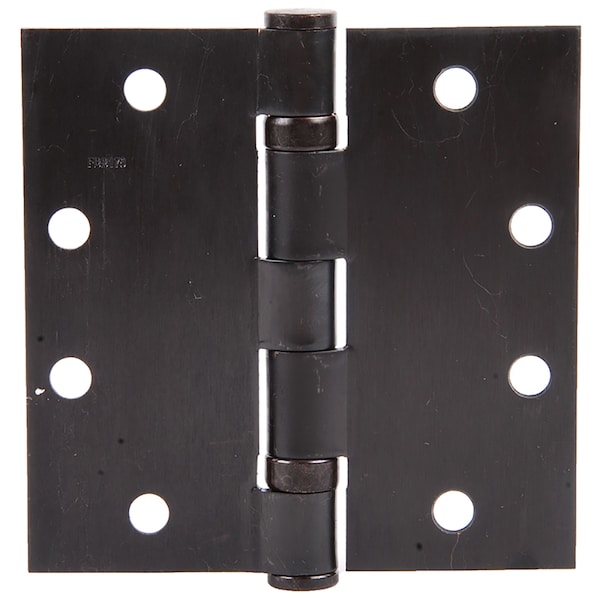 Stanley Ball Butt Hinge, 4-1/2" x 4-1/2", US10B, Non-Ferrous Heavy - FBB199 4-1/2X4-1/2 10B