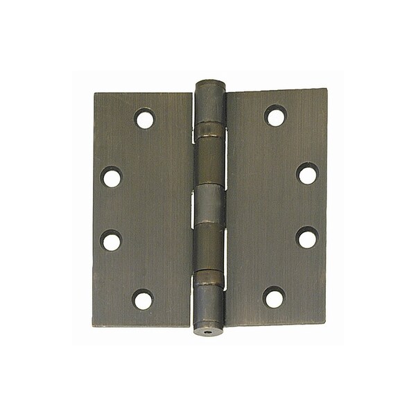 Design Hardware 4.5X4.5 Ball Bearing Hinge Standard Weight Hinges, 10B Dark Bronze - DH-BB5-4.5X4.5-10B