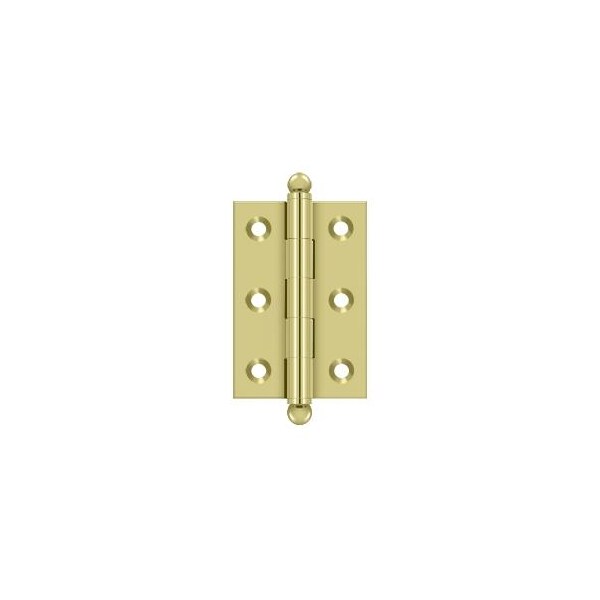 Deltana Bright Brass Door and Butt Hinge - CH2517U3