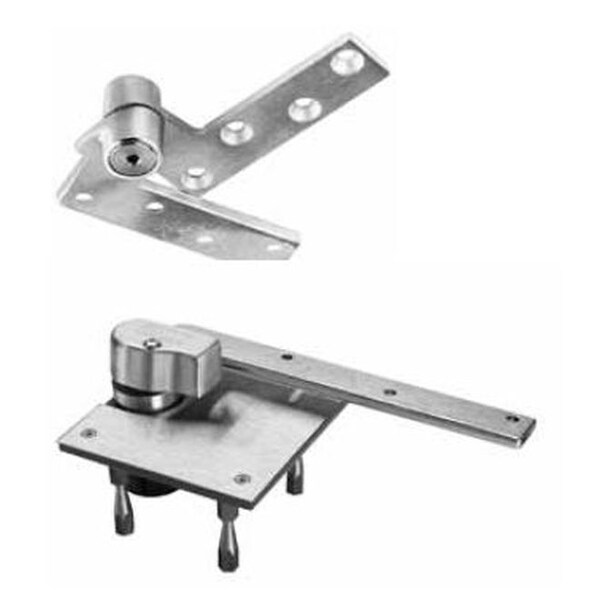 Rixson Left Hand 1-1/2" Offset Hung Pivot Set with 180 x 1-1/2OS Top Pivot Oil Rubbed Bronze - 117112OS613LH