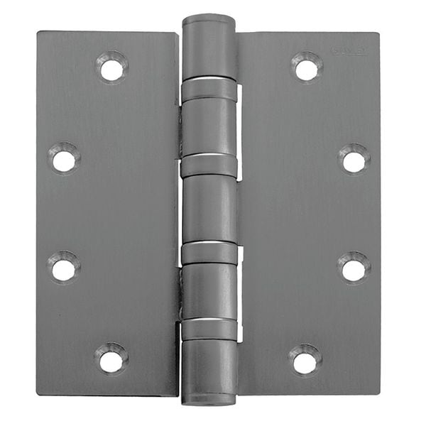 Best Door and Butt Hinge, Steel, Full Mortise Mounting, 2 1/4 in Leaf W x 5 in Leaf H, Prime Coat - FBB179NRP 5X5 DOOR HINGE  P  STL