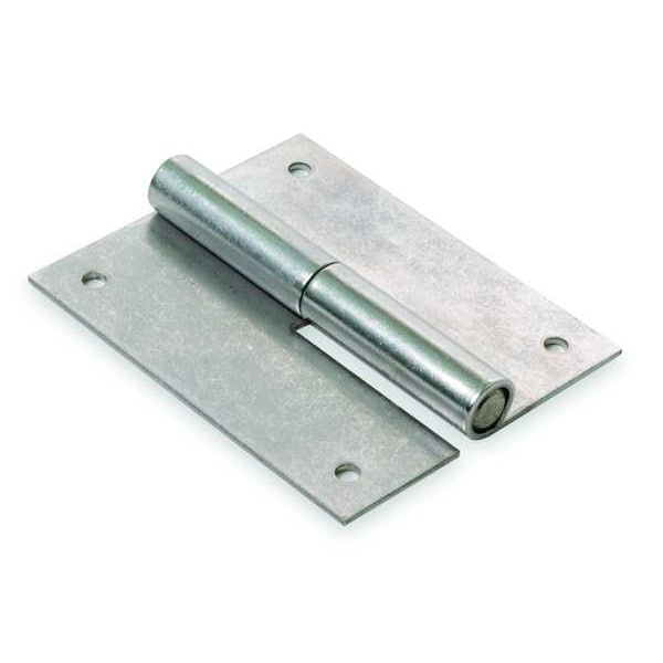 Zoro Select Lift-Off Hinge, Steel, Full Surface Mounting, 1 in Leaf W x 2 1/2 in Leaf H, zinc plated - 1XMG7