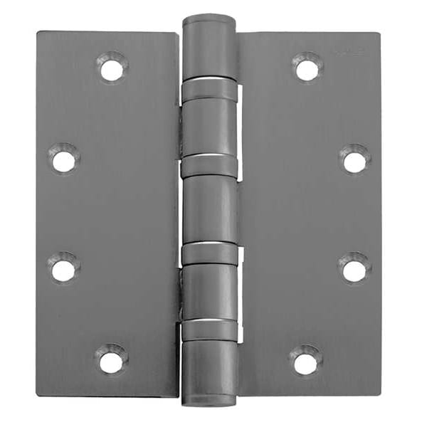 Best Door and Butt Hinge, Steel, Full Mortise Mounting, 1 3/4 in Leaf W x 4 in Leaf H, Prime Coat - F179NRP 4X4 DOOR HINGE P  STL