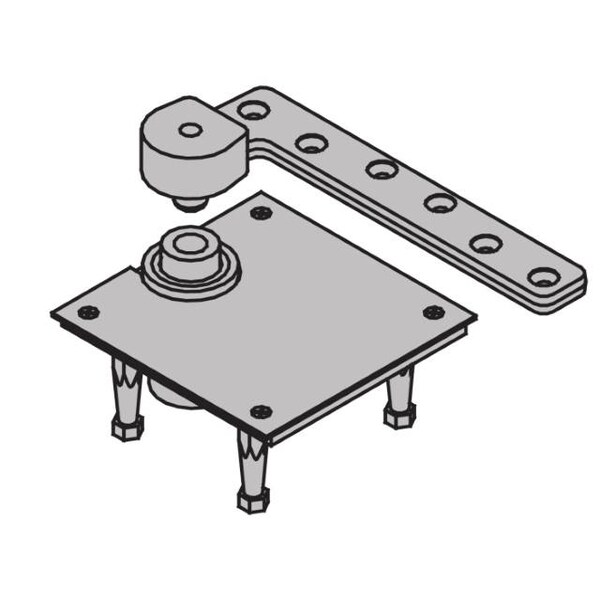 Ives Aluminum Painted Pivot 7227BTMSP28 - 7227BTMSP28