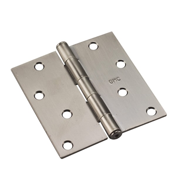 Richelieu 2Pack 4inch 102 mm Full Mortise Butt Hinge, Antique Nickel - 822ANB