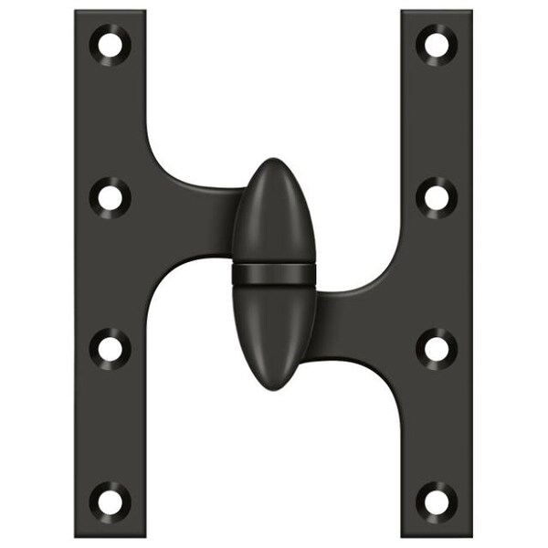 Deltana Oil Rubbed Bronze Door and Butt Hinge - OK6045B10B-R