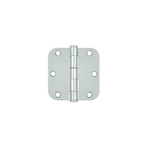 Deltana S35R5HD26 Heavy Duty 5/8 Radius Hinge Polished Chrome, 10PK - S35R5HD26-XCP10