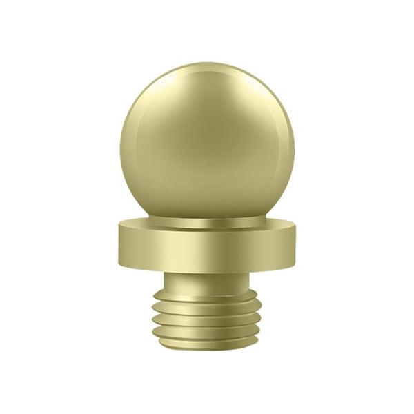 Deltana Ball Tip Unlacquered Bright Brass - DSBT3-UNL