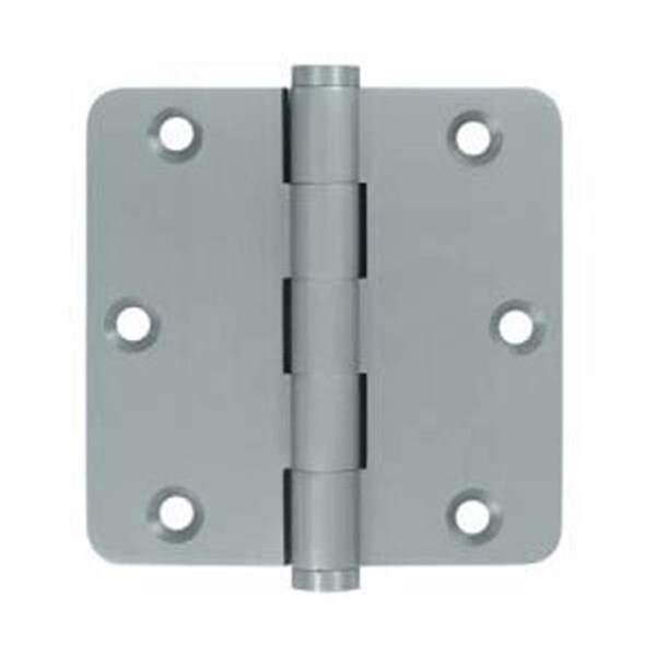 Patioplus 3.5 x 3.5 x 0.25 in. Radius Hinge Steel - Brushed Chrome-US26 - PA3239607