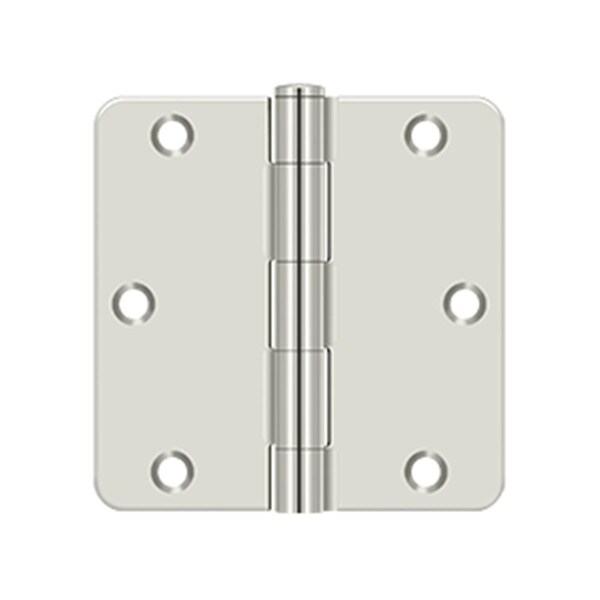 Patioplus Rad Hinge - 3.5 x 3.5 x 0.25 in. - Polished Nickel - PA3850926