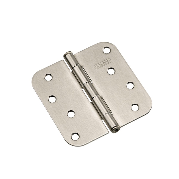 Richelieu 2Pack 4inch 102 mm Full Mortise Butt Hinge, Brushed Nickel - 1822NBB
