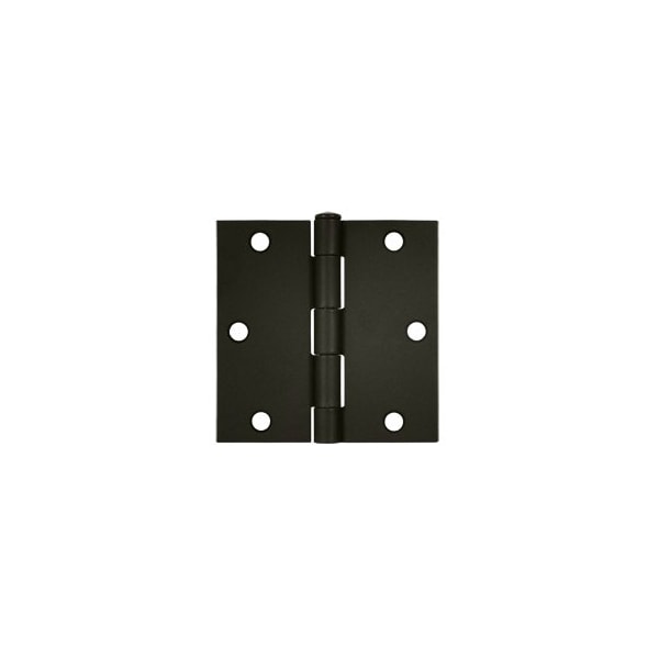 Deltana S35U10B-R Square Hinges Oil-Rubbed Bronze, 10PK - S35U10B-R-XCP10