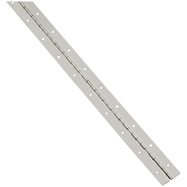 National Steel 1-1/16 In. x 30 In. Nickel Continuous Hinge - N148221