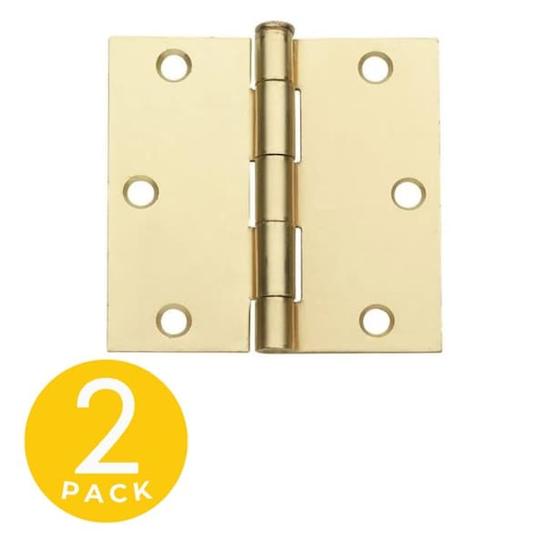 Global Door Controls 3.5 in Leaf W x 3.5 in Leaf H, Silver - CP-3535-US4-M