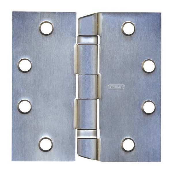 Best Door and Butt Hinge, Steel, Full Mortise Mounting, 1 13/16 in Leaf W x 4 1/2 in Leaf H - 68856