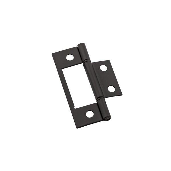National Hardware National Hardware 3 in. L Oil Rubbed Bronze Surface-Mounted Hinge 2 pk - N830-434