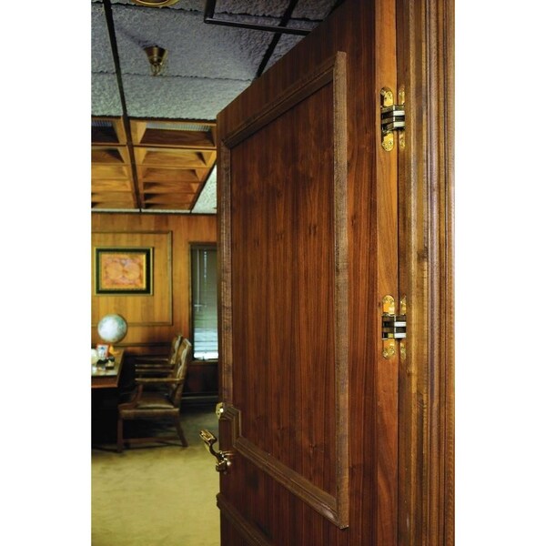 Richelieu 4 58inch 117 mm x 1 18inch 29 mm Full Mortise Concealed Hinge, OilRubbed Bronze - 429218ORB