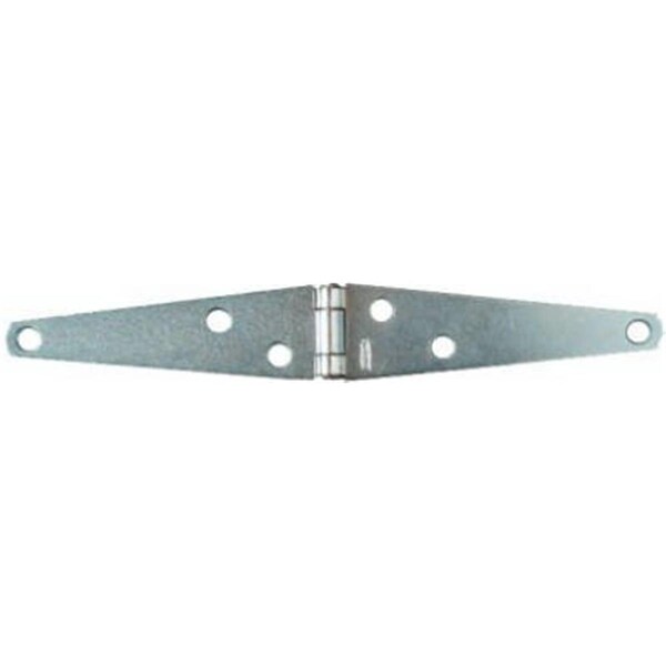 Eat-In N127-514 4 in. Zinc Light Duty Strap Hinge, 2PK - EA577843