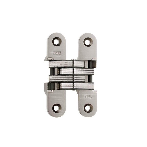 Richelieu 4 58inch 117 mm x 1inch 25 mm Full Mortise Concealed Hinge, Satin Nickel - 429216185